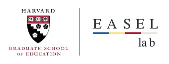 harvard graduate school of education and easel lab logo